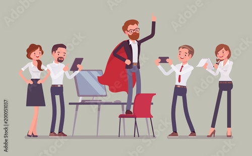 Office hero admired by his colleagues