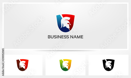 Gladiator Sparta Shield Logo
