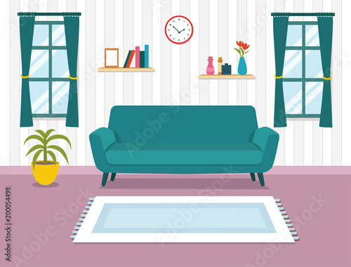 Modern design Living room interior. 