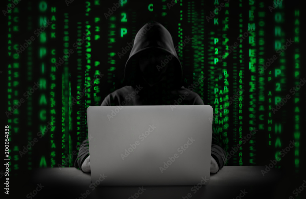 Hacker at work Hacker at work