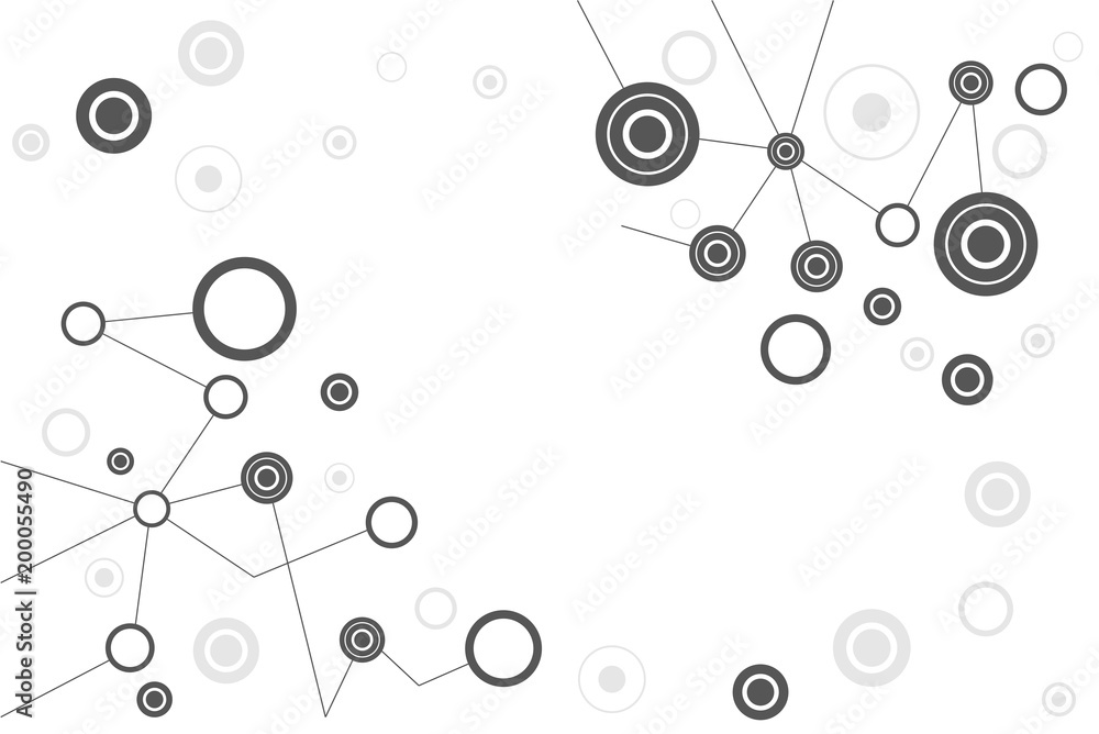 Abstract connecting dots and lines. Connection science background. business and technology concepts Abstract connecting dots and lines. Connection science background. business and technology concepts