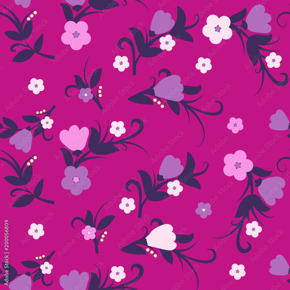 Vector floral pattern