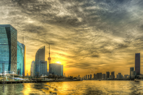 skyline of Shanghai