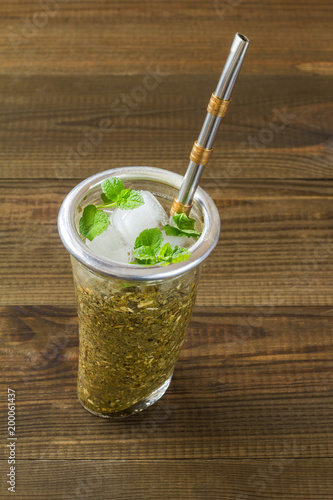 frozen yerba mate called terere