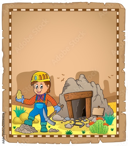 Miner theme parchment 2