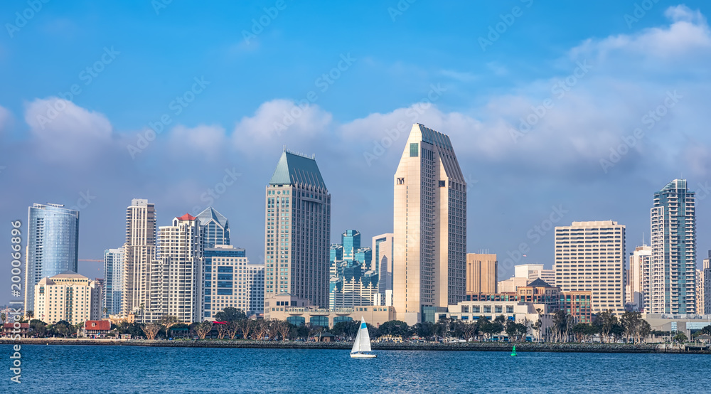 Fototapeta premium Downtown City of San Diego panorama, California USA