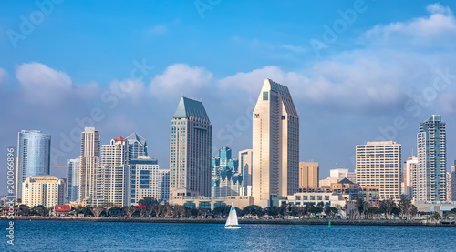 Downtown City of San Diego panorama, California USA © aiisha
