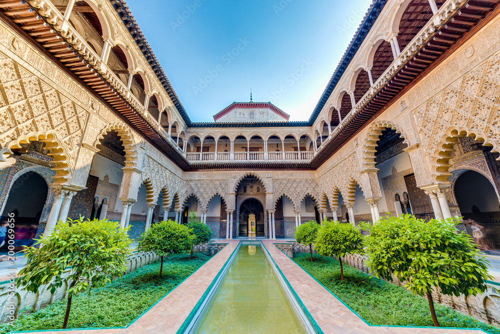 Real Alcazar in Seville, Andalusia, Spain