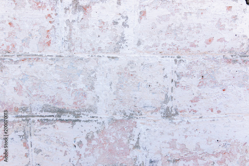 old vintage white brick wall texture background