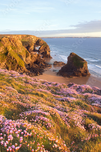 Bedruthan Steps Cornwall uk