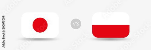 Japan gegen Polen - Fuball Banner