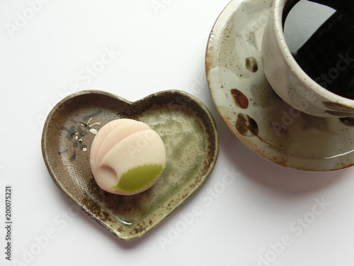 和菓子　桃の花