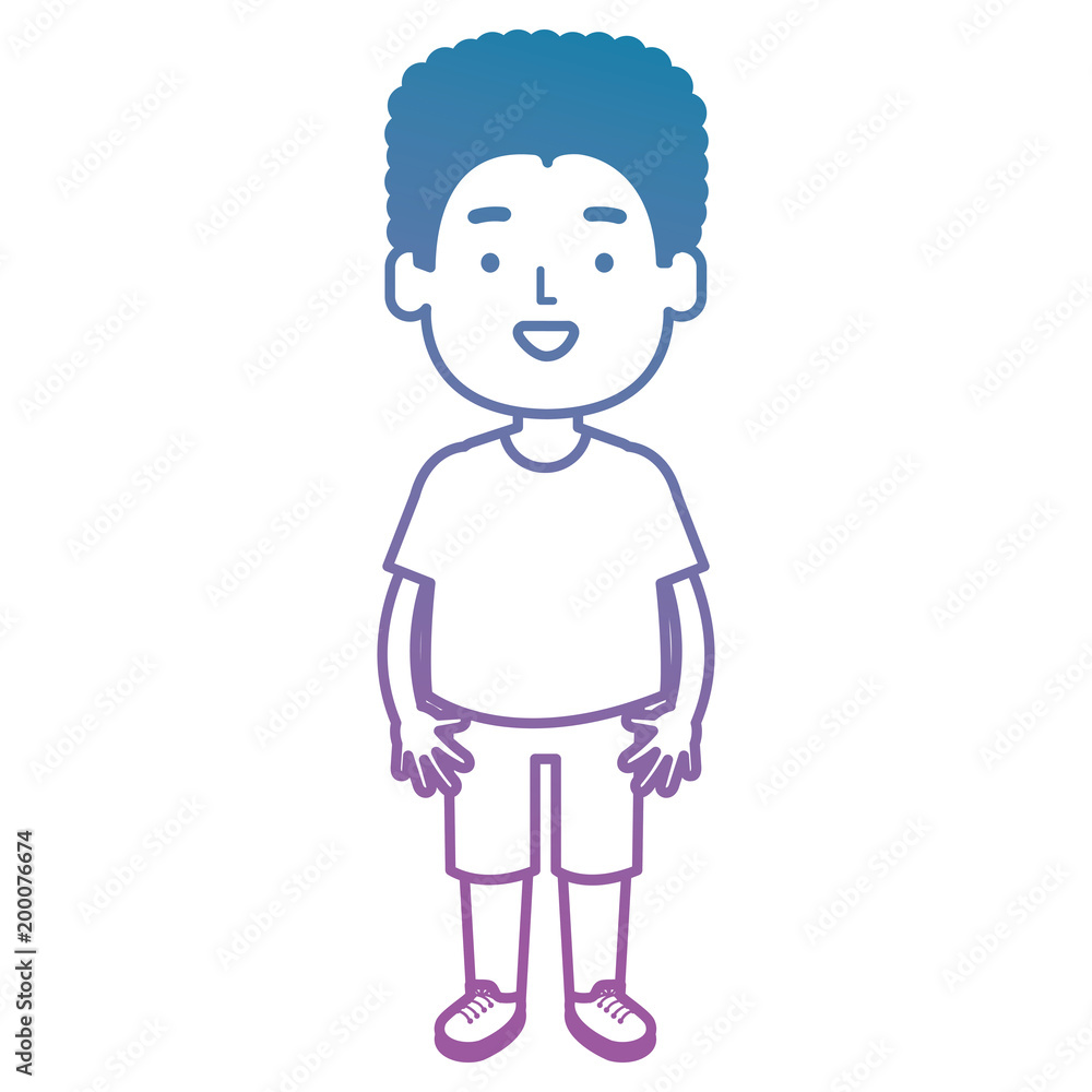 happy little boy character vector illustration design happy little boy character vector illustration design