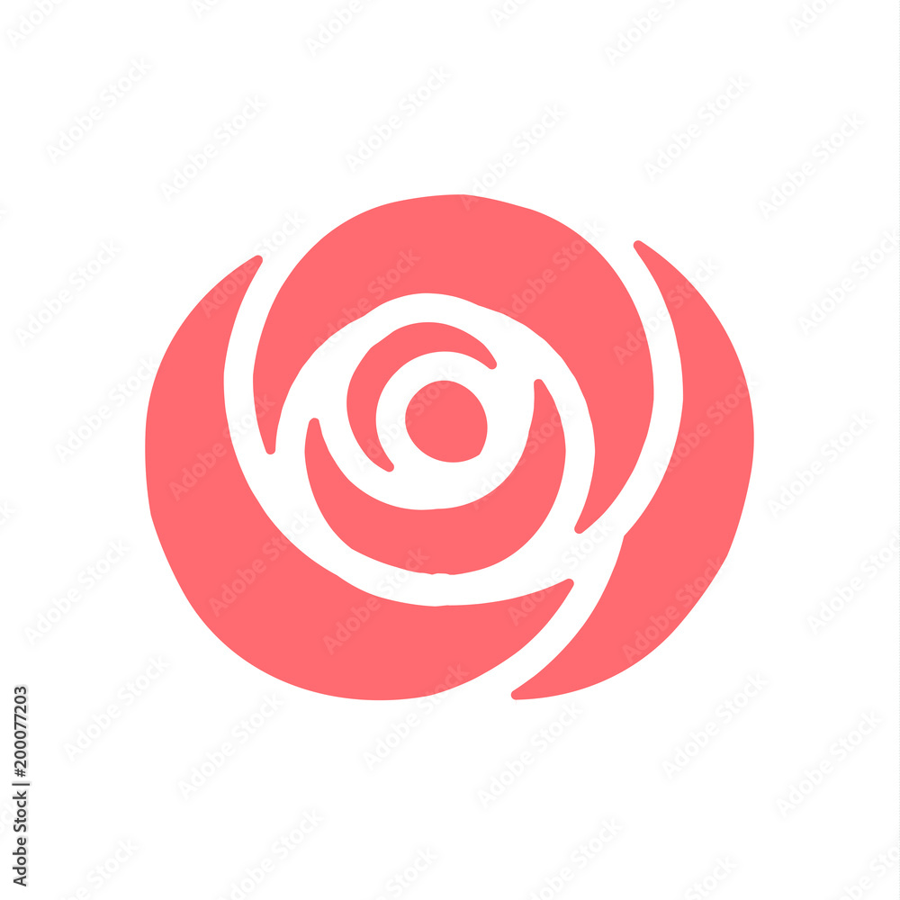 rose icon vector rose icon vector