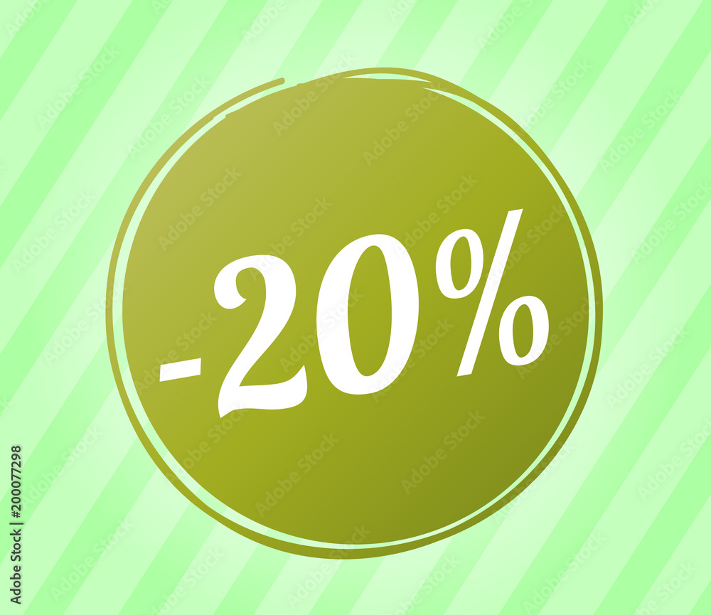 20% Rabat Störer 20% Rabat Störer