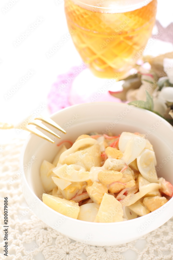 potato and crab stick mayonnaise salad potato and crab stick mayonnaise salad