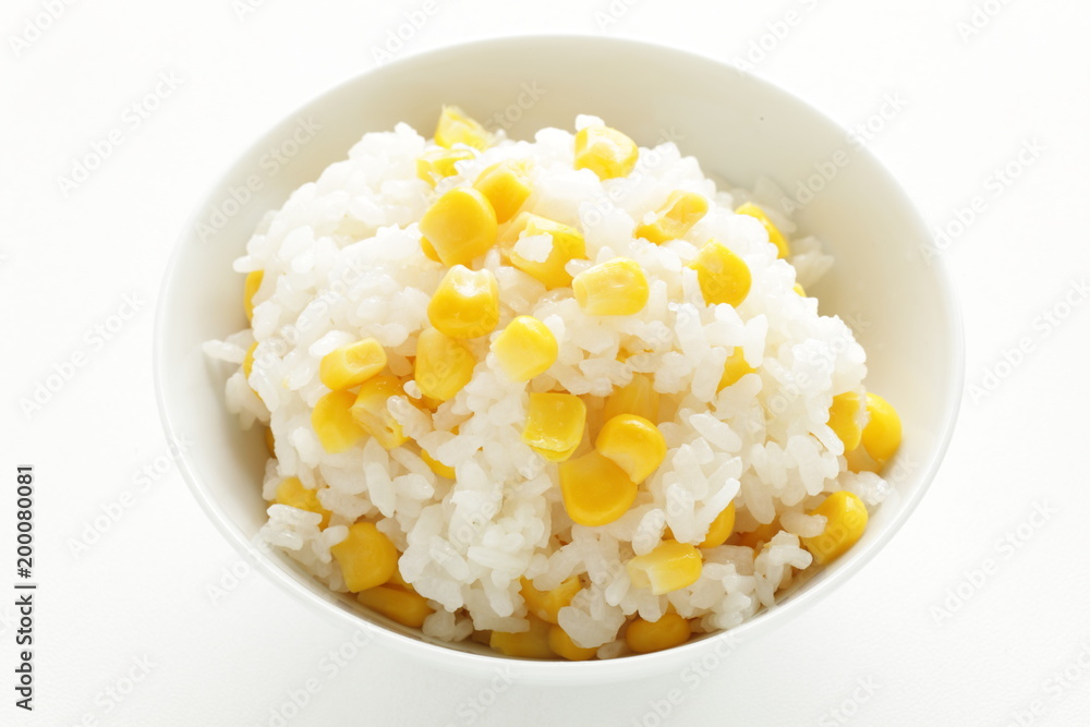 Sweet corn and rice Sweet corn and rice