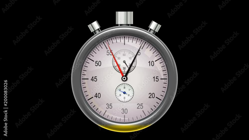 Stopwatch. Looped. Alpha Channel Included. Stopwatch. Looped. Alpha Channel Included.