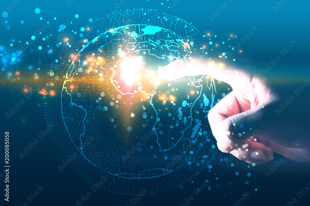 Global network concept.