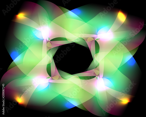 Abstract background composed of simple elements