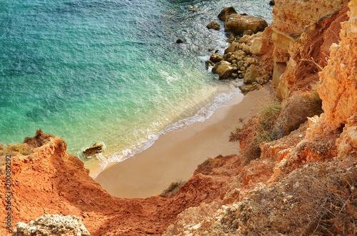 Algarve beach, amazing destination in Portugal and  all seasons attraction for many tourists in entire world © elephotos