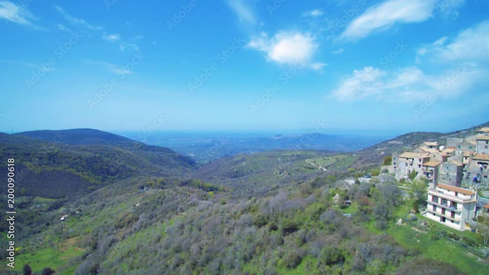 Aerial view of San Polo dei cavalieri Aerial view of San Polo dei cavalieri