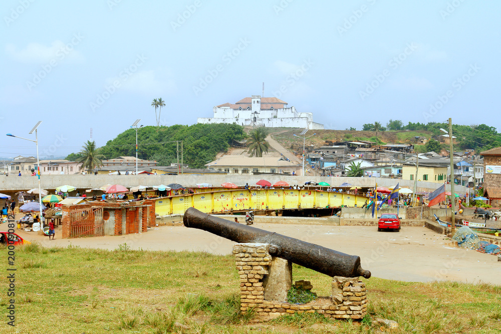 Fort Coenraadsburg or Fort Sao Jago da Mina, in Elmina, Ghana
