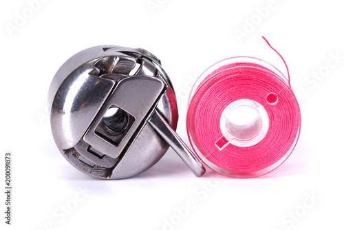 Bobbin case and plastic bobbin
