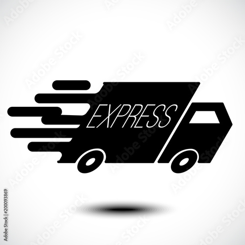 Express delivery icon. Vect...