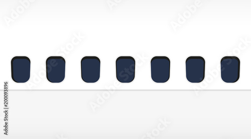 airplane window background, stylish design vector illustration