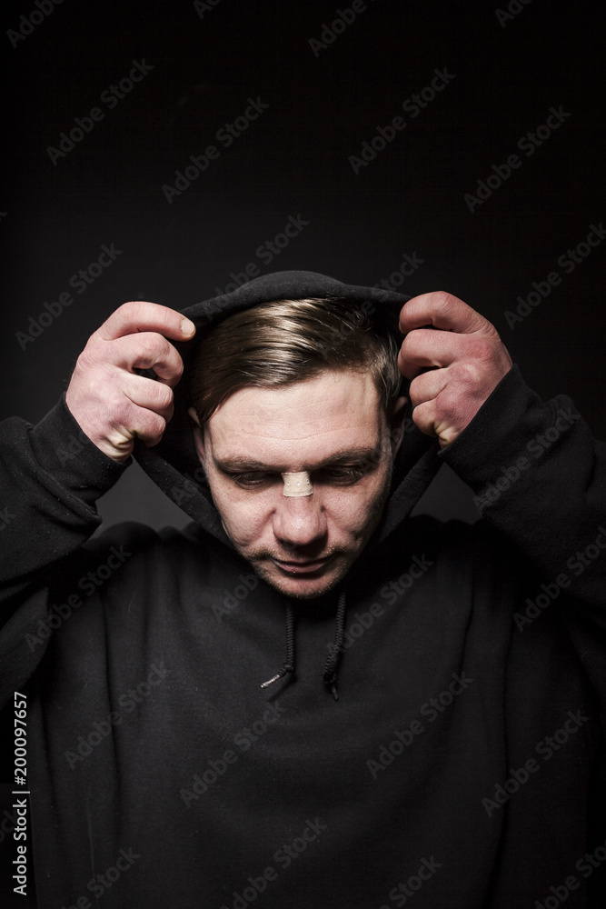 Fototapeta premium football fan, bully