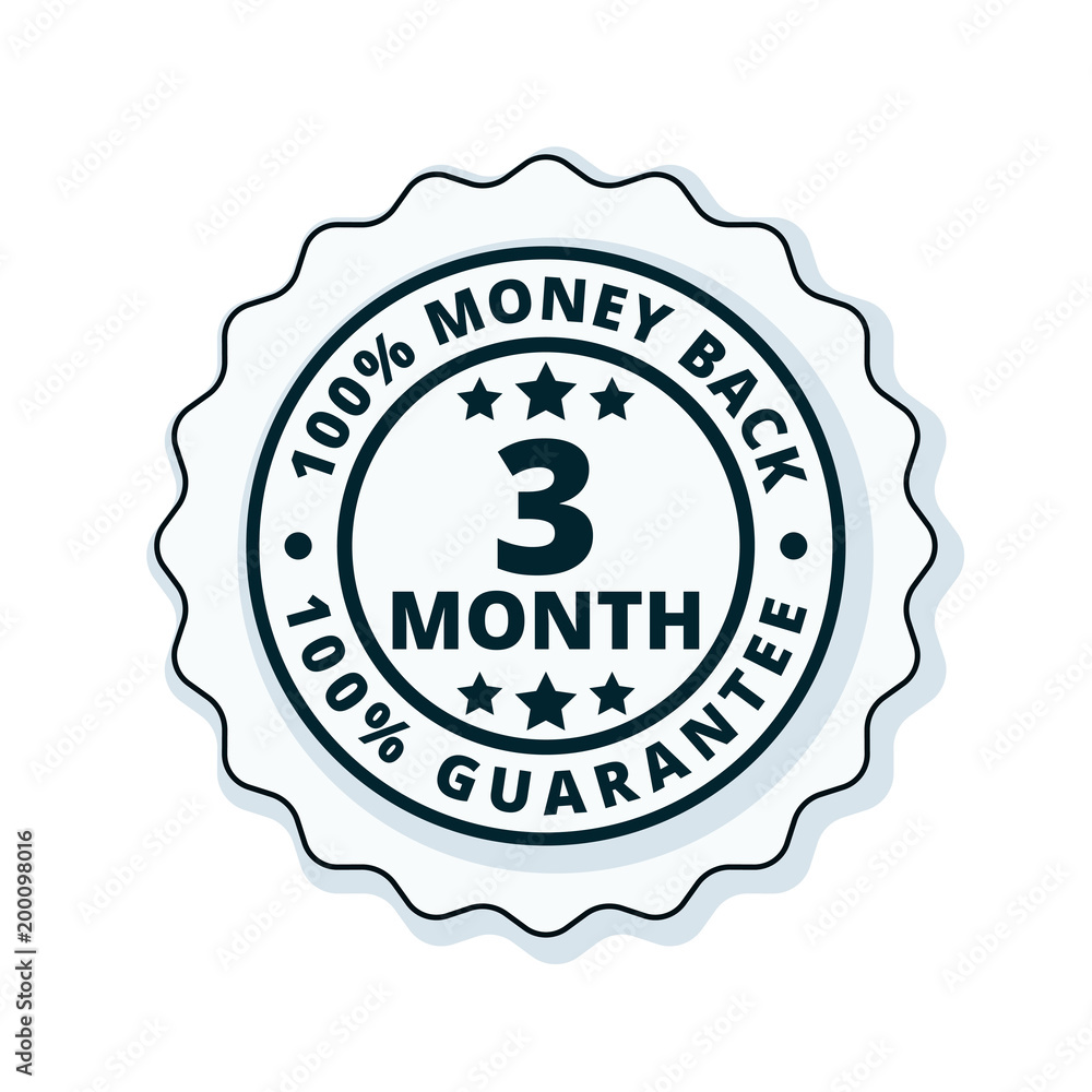 3 Month Money Back illustration 3 Month Money Back illustration