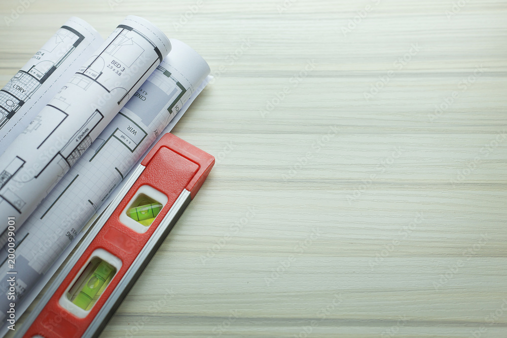 The Architecture table Flat Lay image top view concept background idea. The Architecture table Flat Lay image top view concept background idea.