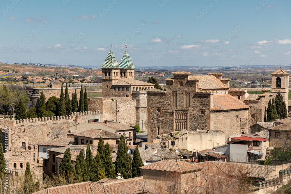 View of the rooftops of Toledo from one of its tourist lookouts