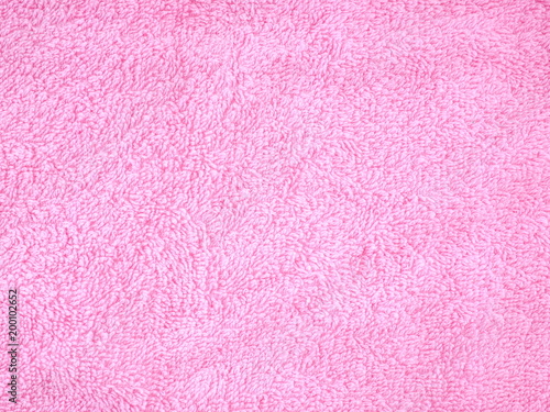 pink towel. background