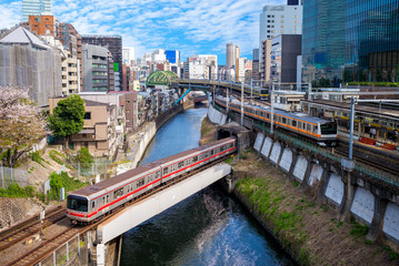 Keuken achterwand Tokio Drukke metrolijn in Tokyo Japan  © Richie Chan