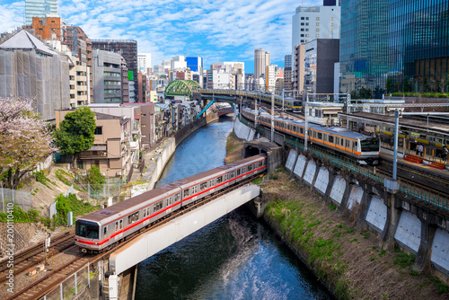 metro system of tokyo city, japan
