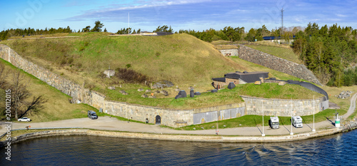 Oskar-Fredriksborg fort, Oxdjupet narrows in Stockholm archipelago, Sweden