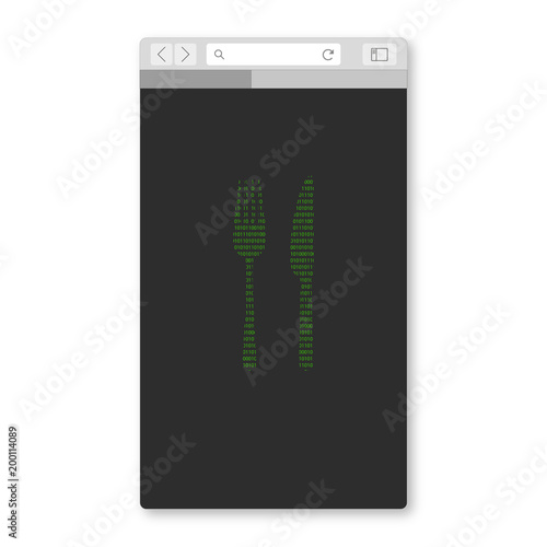 Mobil Browser - Gabel und Messer