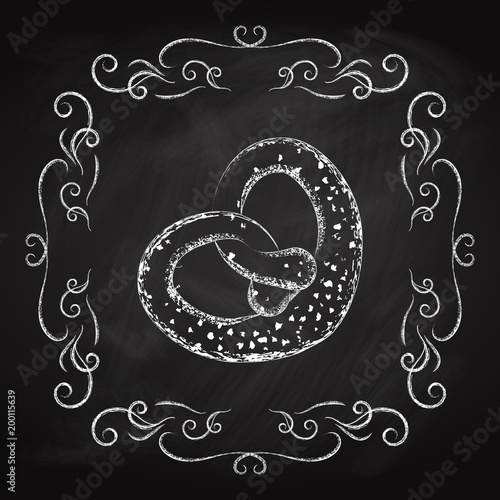 Pretzel vector icon