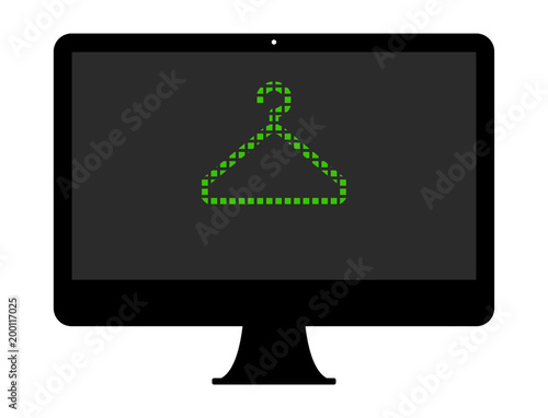 Pixel Icon PC - Kleiderbügel
