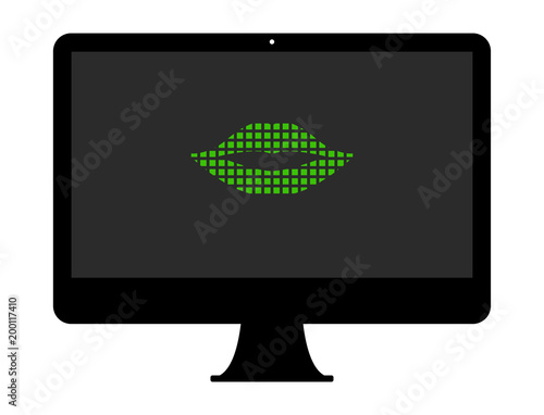 Pixel Icon PC - Lippen