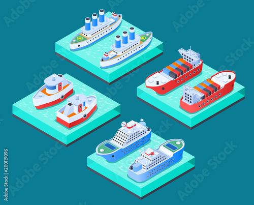 Ships Isometric Design Concept