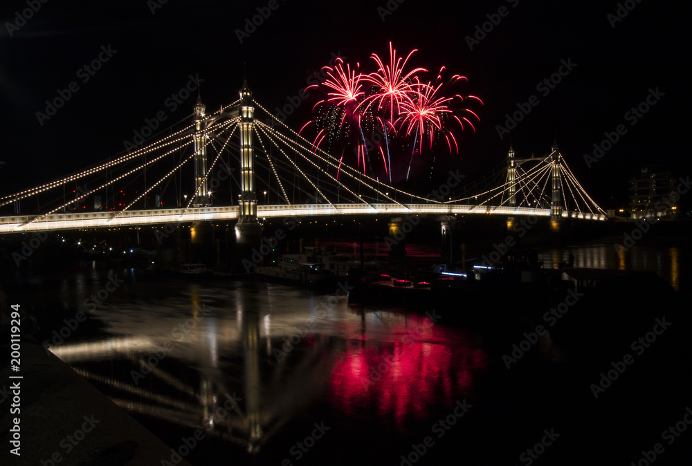 Naklejka premium Nov 5 Fireworks