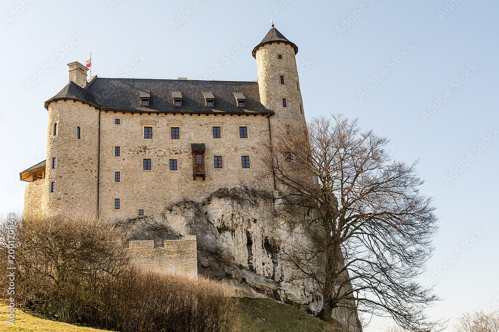 Castle in Bobolice (Poland) from the half of the 14th century, founded by the king Casimir the Great. The fortress was completelty rebuilt and reconstructed from 2002-2011.