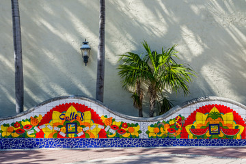 Keuken achterwand Havana Domino park mozaiek Little Havana Miami  © Damien