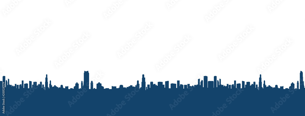 Fototapeta premium sfondo, case, vettoriale, skyline,