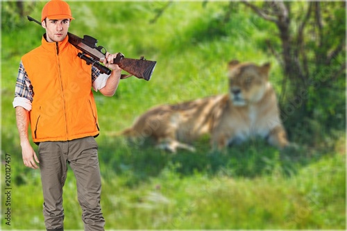 Hunting.