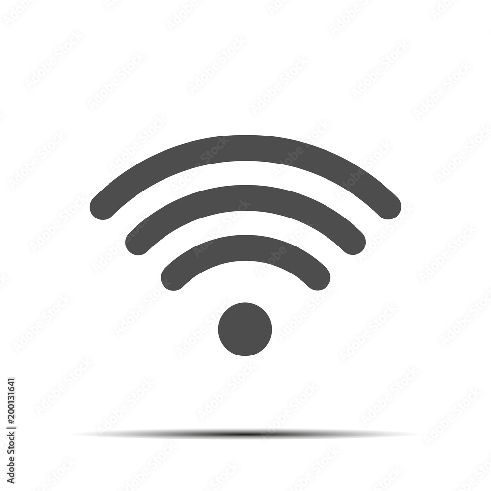 Wireless and wifi icon or sign for remote internet access. Podcast vector symbol. Wireless and wifi icon or sign for remote internet access. Podcast vector symbol.
