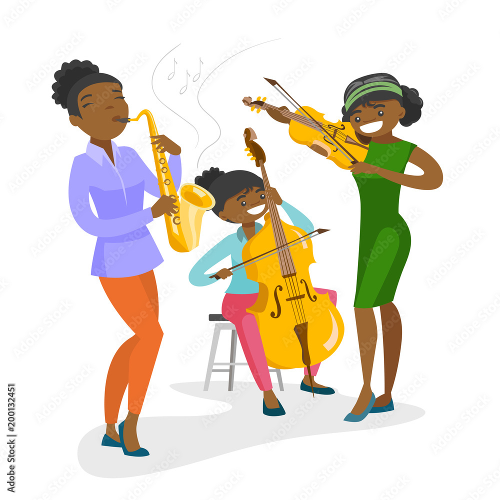 Musical instrument concept illustration. Люди играющие на инструментах. Человечки с музыкальными инструментами. Концепт музыкальных инструментов. Rock band группа.